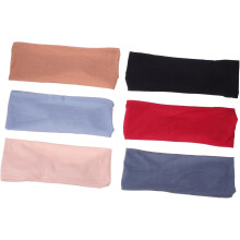 6er-Pack Schweißbänder für Damen, ideal für Yoga, Sport und Fitness – elastisches Material, Workout-Zubehör
