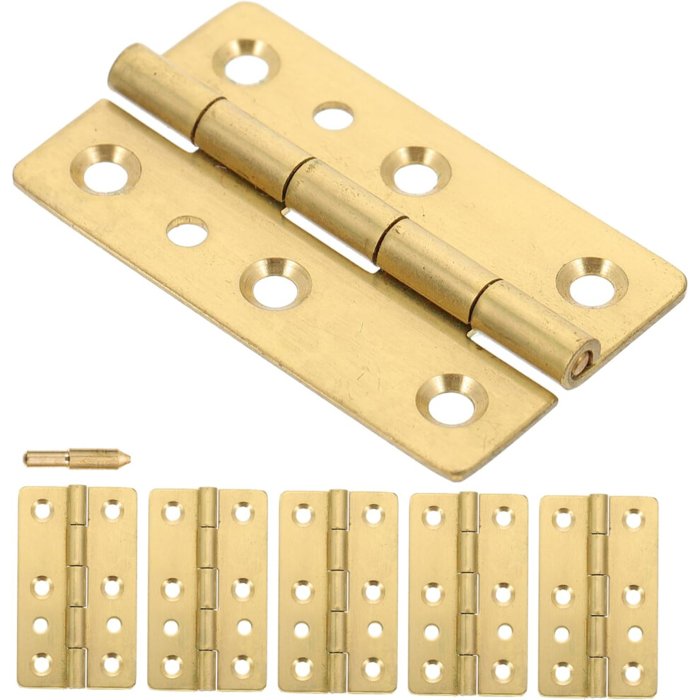 6Pcs Piano Tuning Tools Small Box Hinges Continuous Hinges For Wooden Box Heavy Duty Screws Not Included 5455468314841