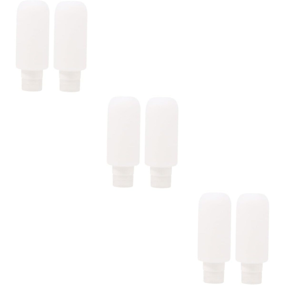 Hkhbjs 6Pcs Lotion Bottles Empty Travel Bottles Portable Toiletries Flexible Squeeze For Shampoo Makeup Packing