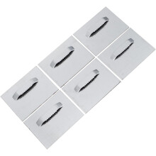 Praktische Wandhaken für Badezimmer, Glas, Eisen, 6 Stück