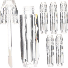 Lot de 4 tubes vides pour gloss à lèvres, baume à lèvres, tube cosmétique pour la création de votre propre rouge à lèvres