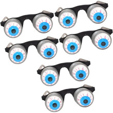 6pcs Spooky Eyeball Glasses Funny Costume Prop for Halloween Party Design