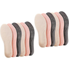 6pairs Unisex Fleece Insoles Warm Shoe Pads for Sneakers Boots Winter Sole Insoles Breathable Cushions