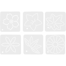 6-teiliges Set Quilt-Schablonen mit Blumenmuster für DIY-Patchwork, Handarbeiten und Nähzubehör für Quilter und Heimtextilien