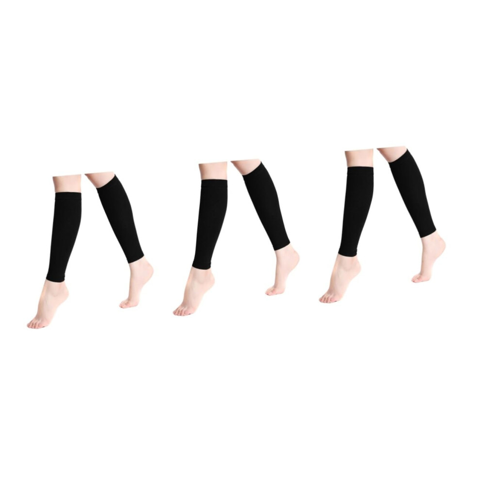 Hkhbjs 6Pairs Compression Socks For Athletic Sports Leg Compression Sleeve Elastic Mid-Tube Support