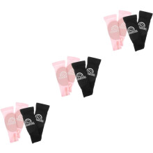 6 pares de muñequeras deportivas acolchadas y elásticas para ejercicios, voleibol y gimnasio. Soporte transpirable para las muñecas.