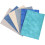 6pcs Pu Leather Sheets DIY Craft Set, couro sintético de grão de denim texturado 1