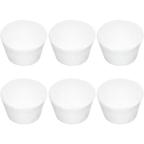 6pcs Medium Foam Cake Molds DIY Cupcake Models Reusable Small Foam Cake Decorations