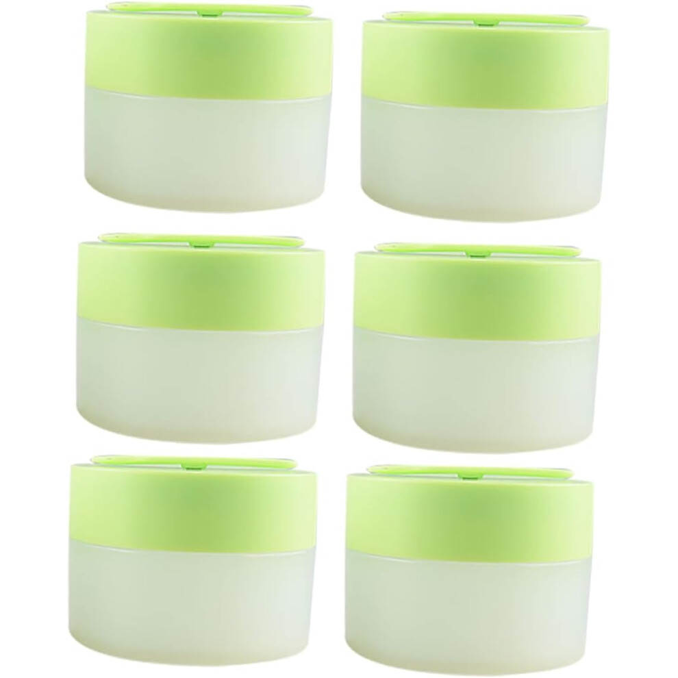 Hkhbjs Cream 6Pcs Plastic Jar Makeup Remover Bottle Spoon Refillable Cosmetic Container For Face Lotion Travel Use