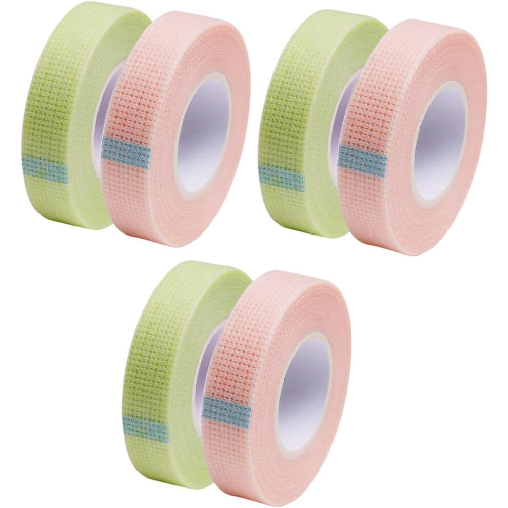 Hkhbjs 6 Rolls Eyelash Grafting Breathable Tapes Of Eyelash Tapes For Lash Extension Kit Low Stimulus Safe For Use