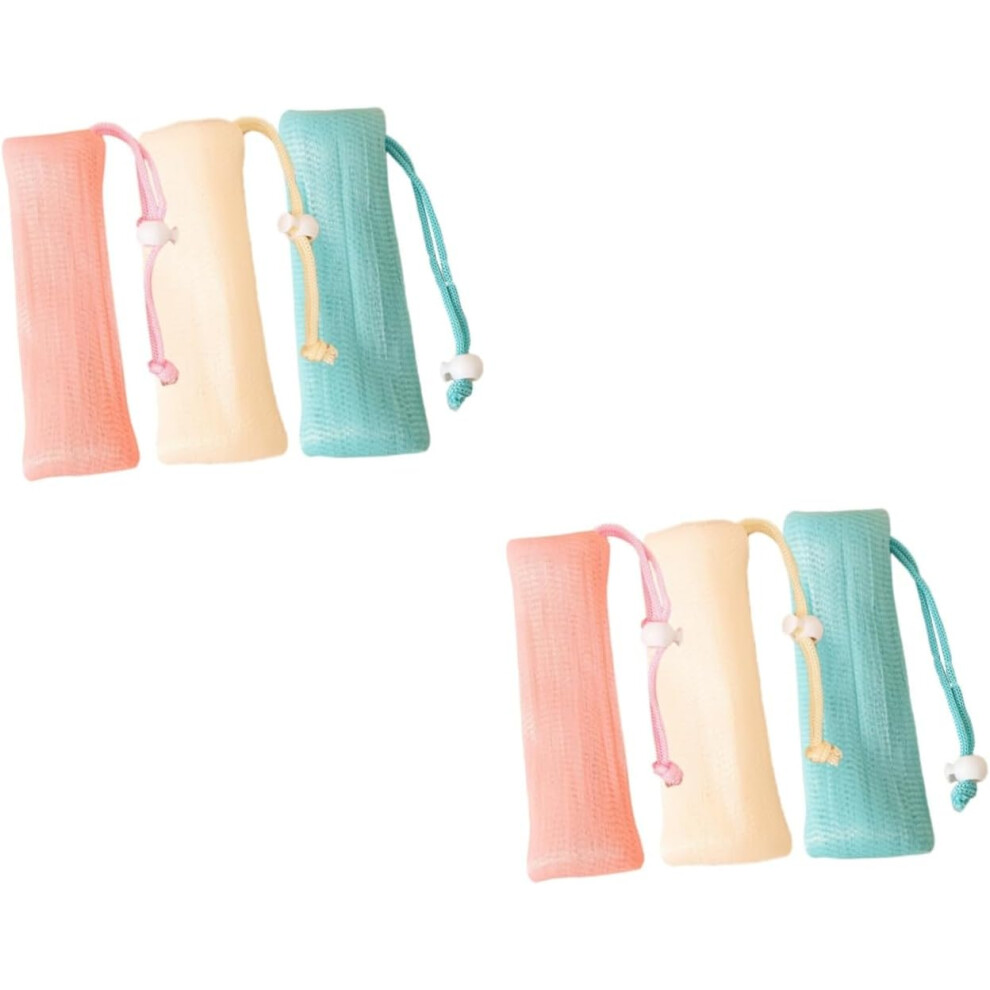 Hkhbjs 6Pcs Bar Soap Pouch Mesh Soap Bag For Exfoliating Use In Bathroom Shower