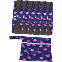 Mosható egészségügyi betétek Újrafelhasználható menstruációs betétek Bambusz anyagú tisztasági betétek