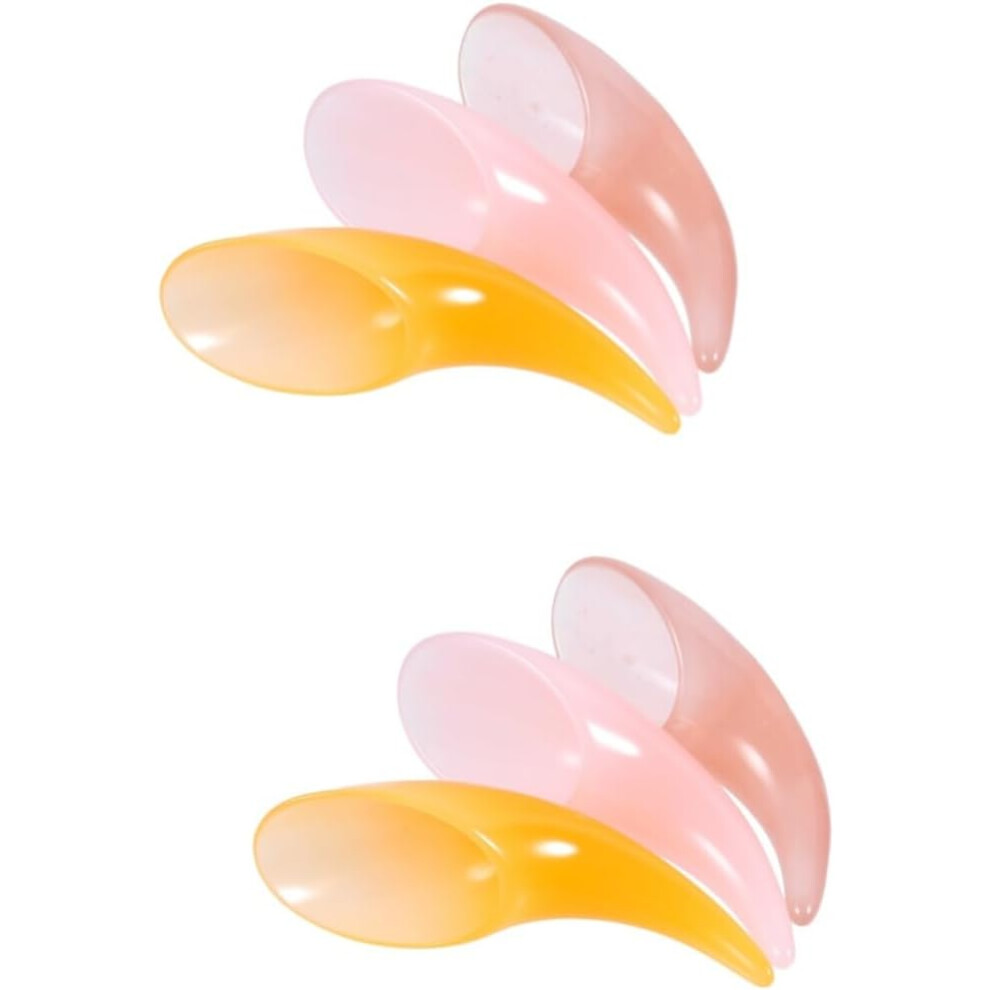 Hkhbjs 6Pcs Resin Scraping Plate Gua Sha Massage Board Professional Scraping Board Plate