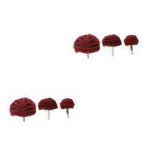 Lot de 6 disques à récurer en forme de champignon pour outils rotatifs
