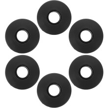 Lot de 6 roulements pour baby-foot avec tiges noires, pièces de rechange pour baby-foot standard de 1,4 m