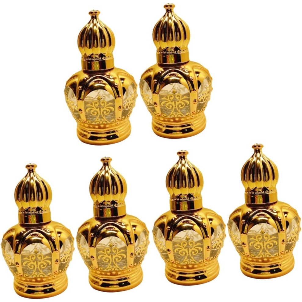 Hkhbjs 6Pcs Refillable Roller Bottles Glass Essential Oil Bottles For Perfume For Travel