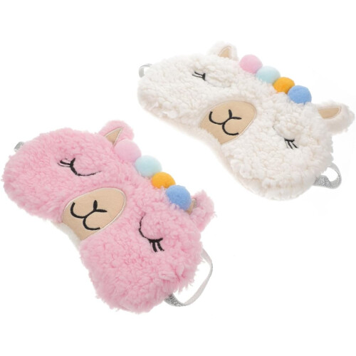 6pcs Lovely Alpaca Elements Eye Cover Comfortable Blindfold for Sleeping