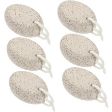 6pcs Pedicure Scrubber Foot Exfoliator Tools Dead Skin Remover Pumice Stone for Feet Callus Remover Massage Home Use