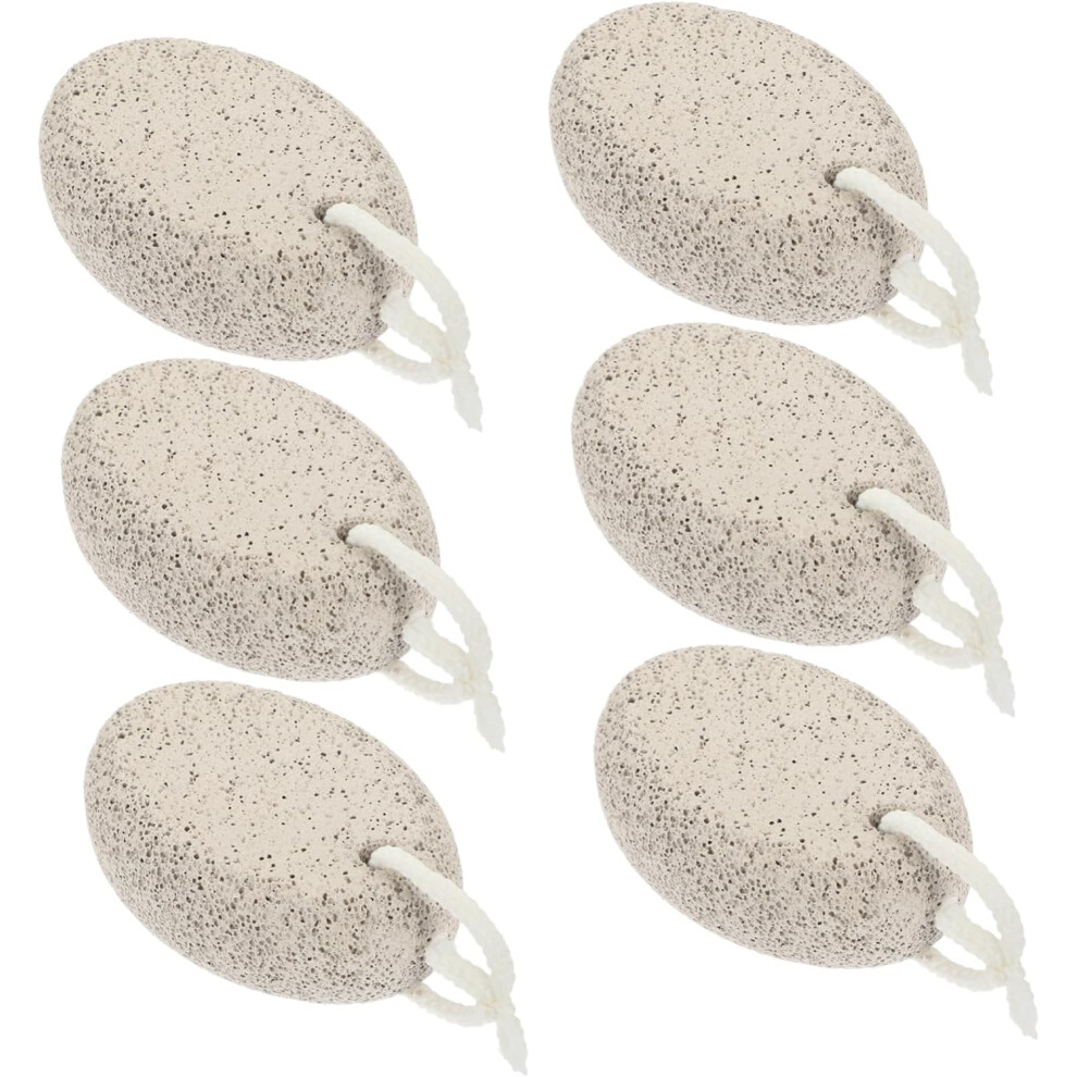 Hkhbjs 6Pcs Pedicure Scrubber Foot Exfoliator Tools Dead Skin Remover Pumice Stone For Feet Callus Remover Massage Home Use