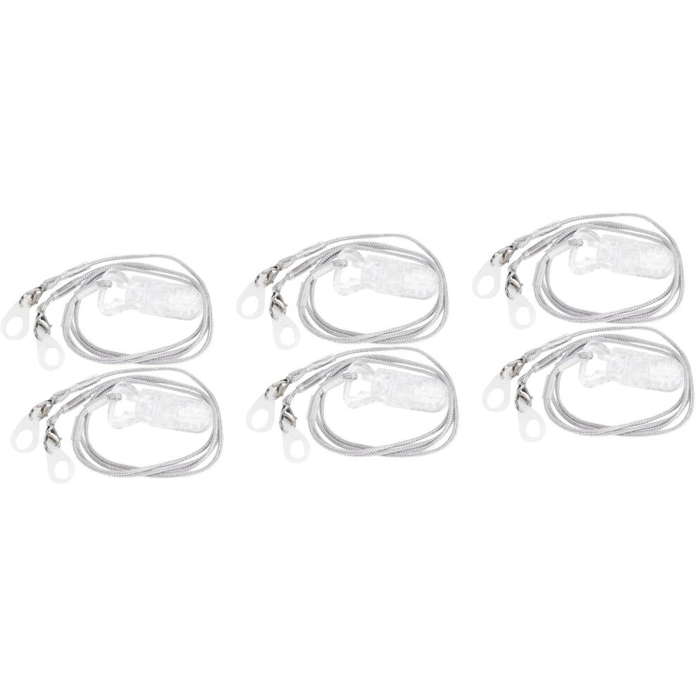 Hkhbjs 6Sets Hearing Aids Clip Lost Rope Protector Cord For Bte Deaf-Aid Fixation Cord Protection Rope For Seniors