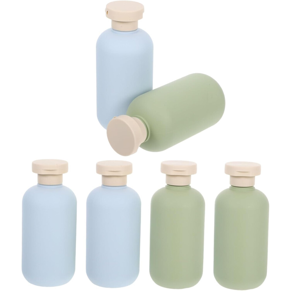 Hkhbjs 6Pcs Shampoo Bottles Empty Travel Bottles For Toiletries Skincare Haircare Flip Caps