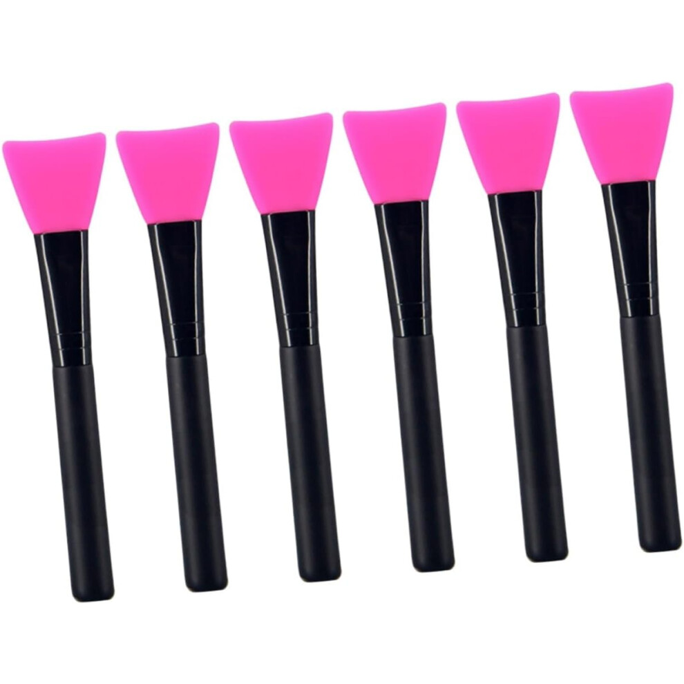 Hkhbjs 6Pcs Silicone Face Mask Brush For Facial Hairless Lotion Applicator Tools For Face Mask Application Random Color