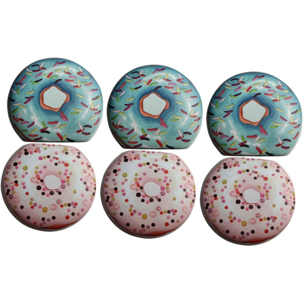 Hkhbjs 6Sets Travel Contact-Lens Box Cute Small Contacts Lens Holder Decorative Lens Case And Beauty Case Mirror
