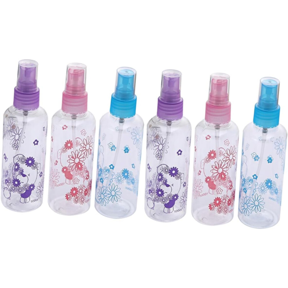 Hkhbjs 6Pcs Perfume Refillable Trigger Spray Bottle Mist Plastic Water Sprayer