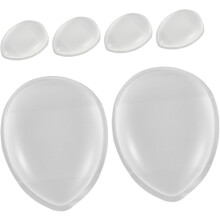 Éponge à maquillage en silicone pour les doigts (lot de 6), mini éponges réutilisables pour le visage.
