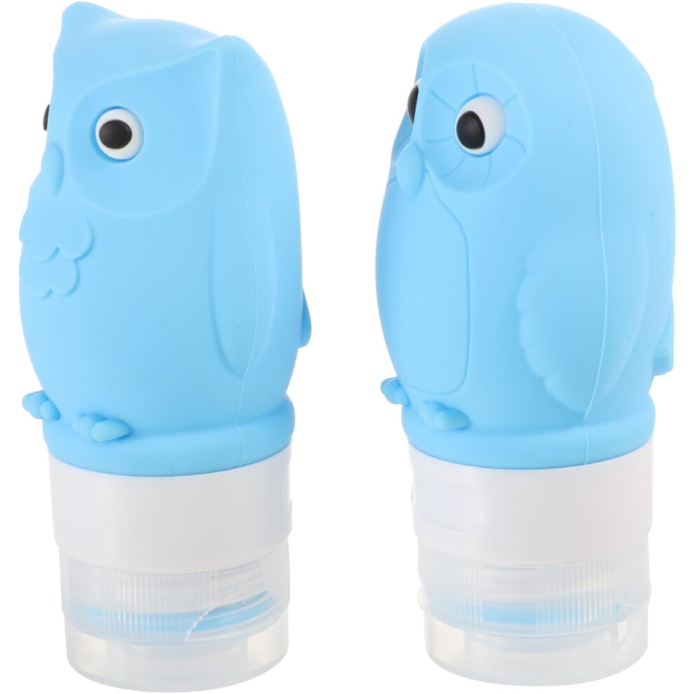 Hkhbjs Blue 6Pcs Travel Bottles Empty Silicone Containers For Shampoo Lotion Use In Hotel Packing