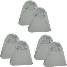 6pcs pescoço chapéu proteção solar Flaps para pesca chapéus de proteção solar ao ar livre feitos de material elástico para uso de verão