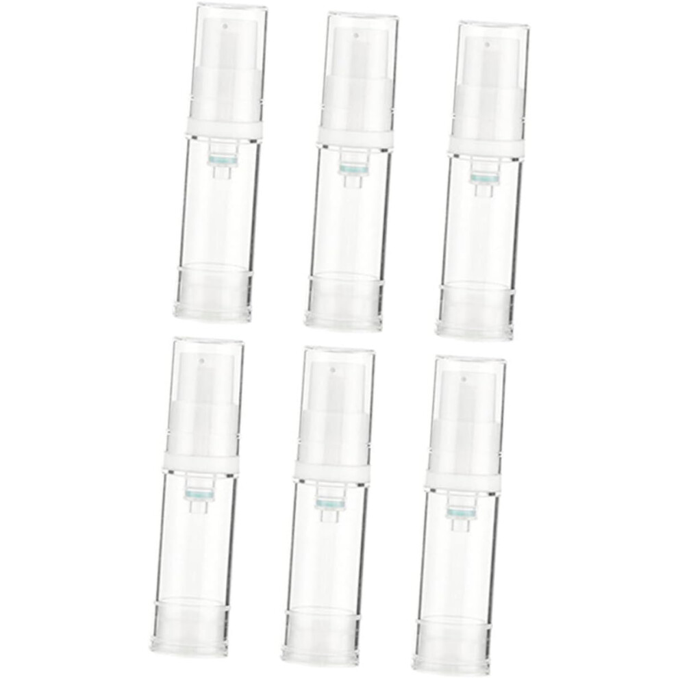 Hkhbjs 6Pcs Foundation Bottle Lotion Bottle Compact Press Pump Refillable For Cosmetics Essence