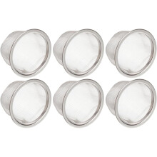 Tea Infuser Rozsdamentes Acél 6 db Finom Szövésű Teaszűrő Laza Tea Tea Főzéshez, Praktikus