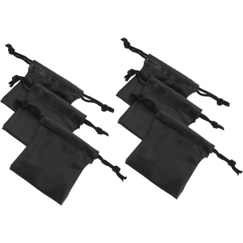 Bolsas para guardar joyas, bolsa compacta, impermeable de PU con cordón, práctica.