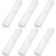 Set di 6 organizer per spazzolini da denti, custodia da viaggio, scatola porta pennelli per il trucco, portatile
