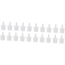 60pcs Eyelash Grafting Bottle Plugs Glue Bottle Tips Eyelash Caps