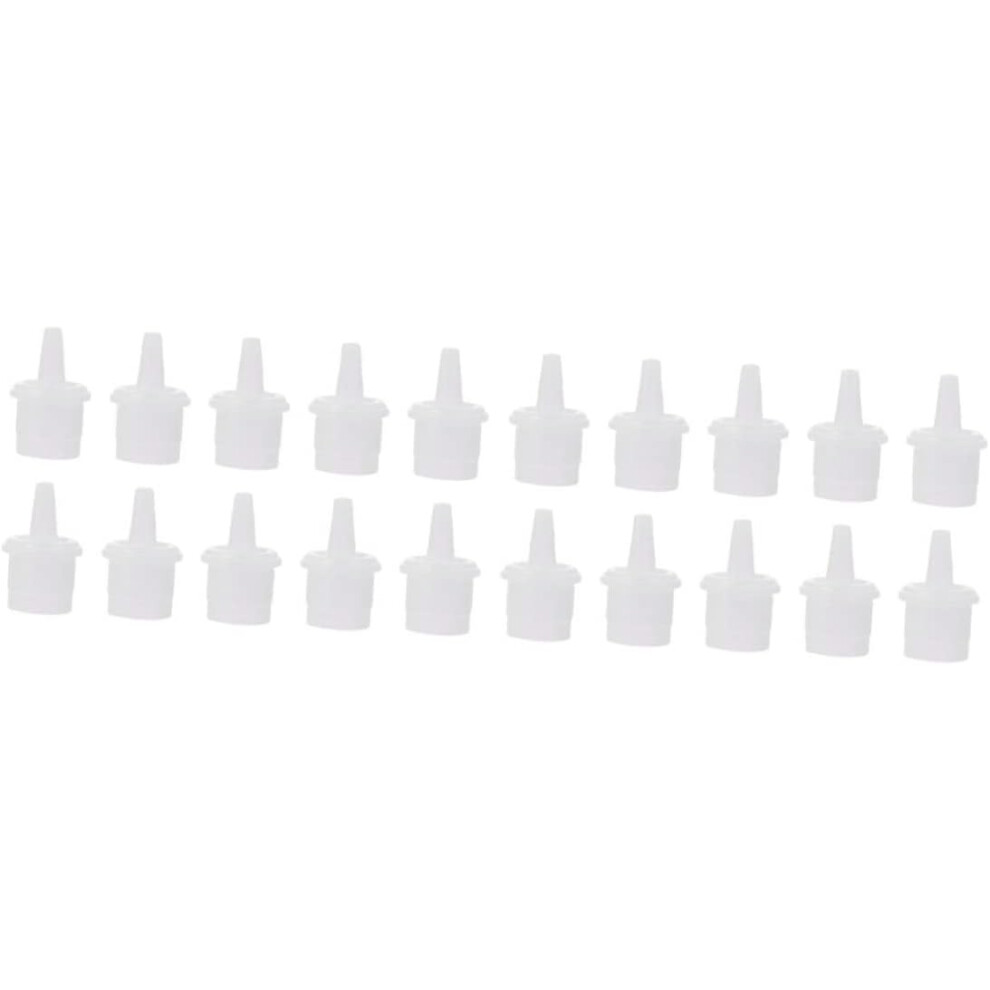 Hkhbjs 60Pcs Eyelash Grafting Bottle Plugs Glue Bottle Tips Eyelash Caps
