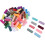 60 Colors Polyester Sewing Machine Embroidery Thread Spools 250 Yards Each Suitable 1