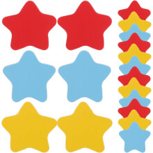 Magnetische Aufkleber und Grafikfunktion, 60 Stück, sternförmig, für Kühlschrank, aus Gummimaterial