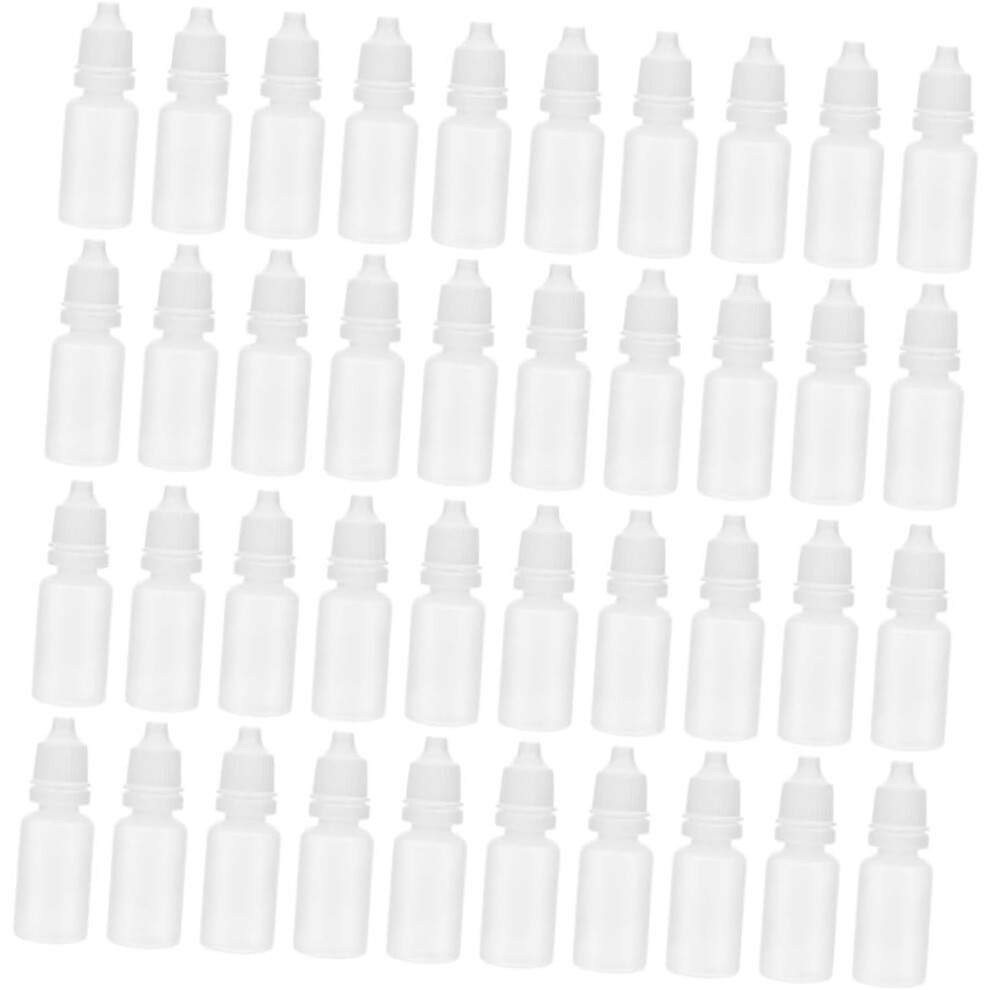 Hkhbjs 60Pcs Eye Dropper Bottles 10Ml Small Squeezable Refillable Eye Liquid Bottles For Travel Toiletries With Containers