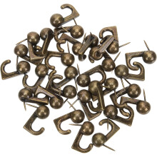 30 kleine Metall-Wandnägel, dekorative Reißzwecken
