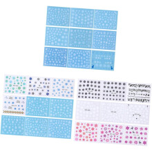 60 vellen kerstbelletjes nagelstickers, sneeuwvlokken winter nagelstickers voor feestelijke huisdecoratie