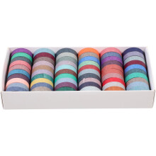 Set van 60 kleuren washi tape 1 cm x 2 m zelfklevende scrapbookstickers