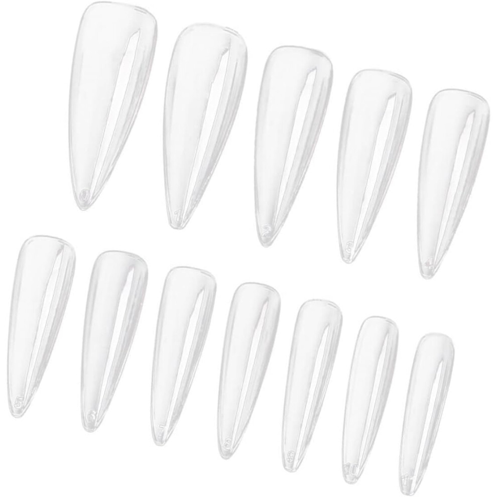Hkhbjs 600Pcs Nail Patches Fake Nails Tips Art Sticker For Seamless Manicure Tools Use At Home Salon