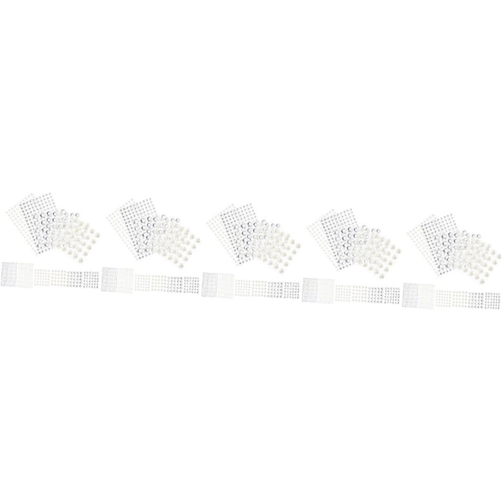 Hkhbjs 60 Sheets Adhesive Nail Gems Rhinestone Stickers For Nail Charms Diy Charms For Scrapbooking Laptop