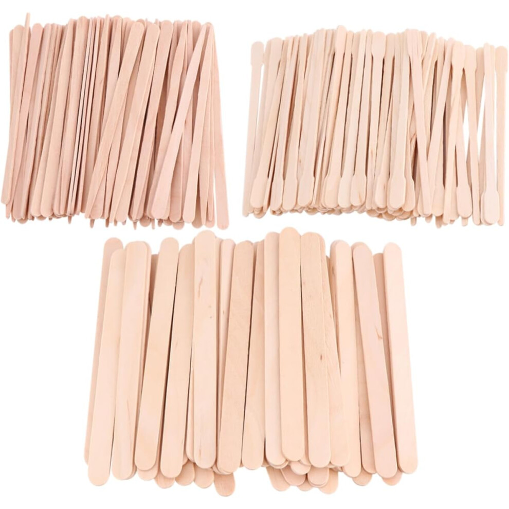 Hkhbjs Wax Applicator 600Pcs Hair Removal Stick Wax Sticks Wooden Material Convenient Easy To Use