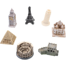 7-teiliges Resin-Gebäudemodell Big Ben für Zuhause – Elegante Vintage-Architektur