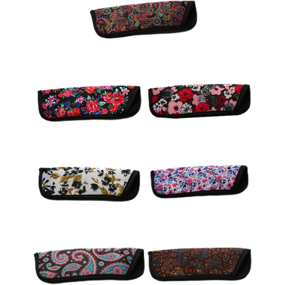 Hkhbjs 7Pcs Reading Glasses Printed Bags Sunglasses Case Eyeglasses Storage Bags