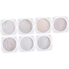 7-teiliges Set aus natürlichem Nagellackpulver mit Spiegelmuschelmotiv für DIY-Schönheits- und Modekunst