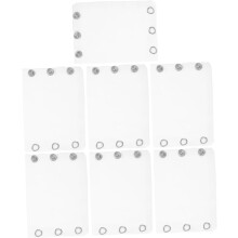 Lot de 7 rallonges pour body, en coton double couche, réglables par boutons-pression, pour barboteuses et combinaisons.